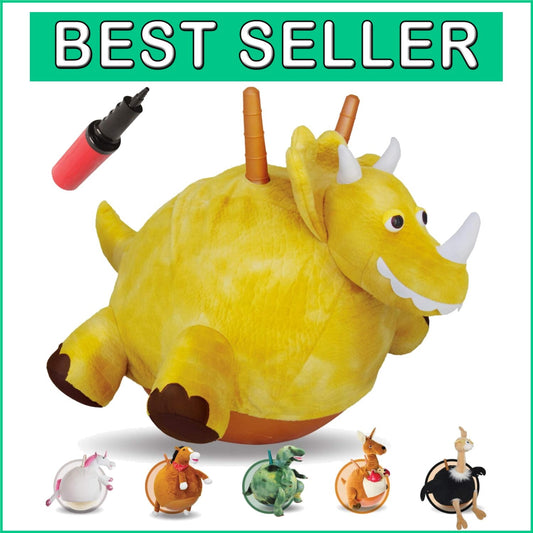 Durable 17" Hop Ball for Kids - Makes Exercise Enjoyable for Ages 3-6