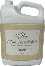 Load image into Gallery viewer, Scented Tyler Glam Wash 128 Fl Oz - Luxury Laundry Detergent for Fine Fabrics