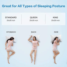 Load image into Gallery viewer, Cooling Adjustable King Size Memory Foam Pillows - Soft Support for All Sleepers