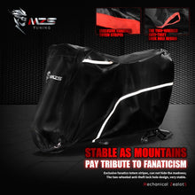 Load image into Gallery viewer, Windproof Motorcycle Cover with Reflective Stripes - Universal Fit for 86" Bikes