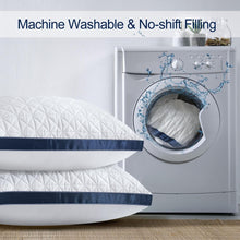 Load image into Gallery viewer, Set of 2 King Size Cooling Bed Pillows - Luxurious Down Alternative Comfort