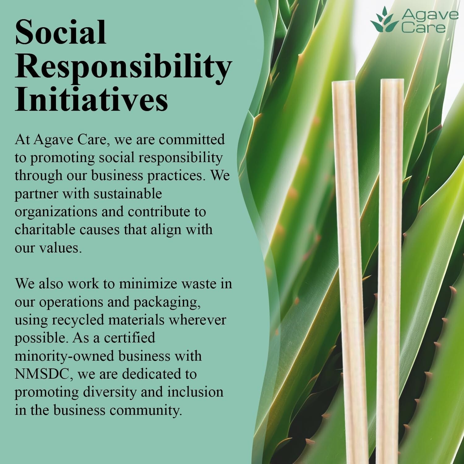 Eco-Friendly 2000-Pack 8.25" Compostable Agave Fiber Straws, Durable & Non-Toxic