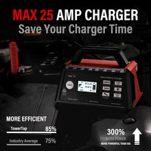 Load image into Gallery viewer, Smart 12V Car Battery Charger: 25A Fast Charging &amp; Maintenance for All Batteries