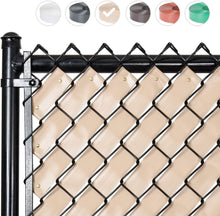 Load image into Gallery viewer, 250ft Desert Tan Privacy Tape for Chain Link Fences - Ideal for Outdoor Privacy