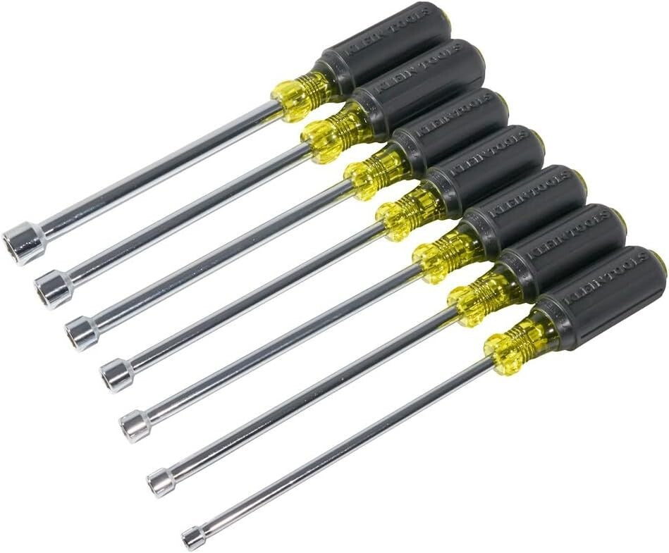 American-Made 7-Piece Magnetic Nut Driver Set - Ideal for HVAC and Electrical