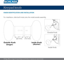 Load image into Gallery viewer, Innovative Keyless Entry Satin Nickel Lever Lock - Adjustable &amp; User-Friendly