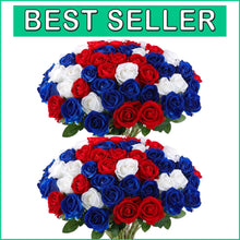 Load image into Gallery viewer, Luxurious 50 Velvet Silk Roses for Stunning Centerpieces &amp; Festive Arrangements