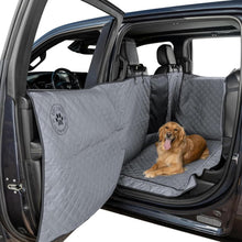 Load image into Gallery viewer, Patented Waterproof Truck Dog Cover with Split Seat Design - Hassle-Free Travel