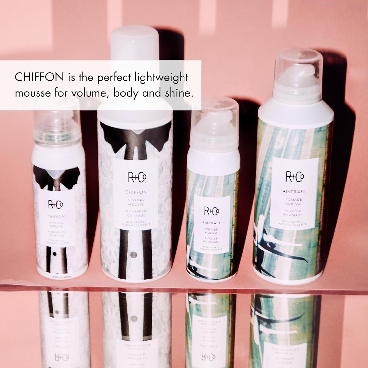 165ml Chiffon Mousse - Soft Hold for Waves & Curls, Lightweight & Non-Sticky