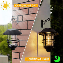 Load image into Gallery viewer, Stylish Waterproof Hanging Solar Lanterns for Garden and Outdoor Use - 2 Pack
