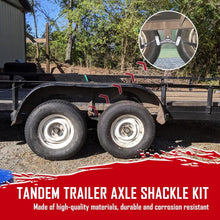 Load image into Gallery viewer, High-Quality Trailer Shackle Kit for 3.5K-5.2K Axles with Easy Installation