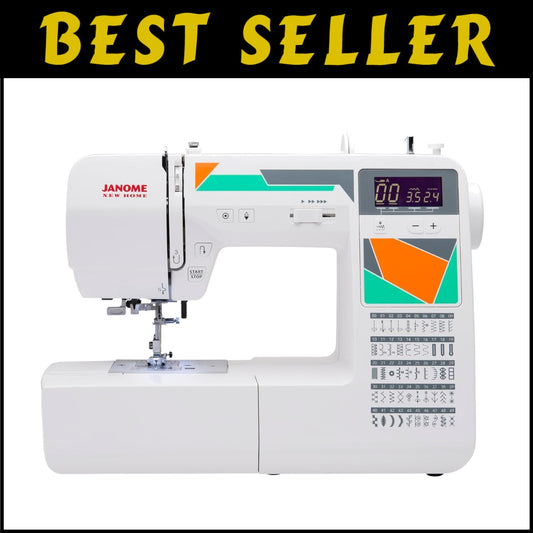 MOD-50 Computerized Sewing Machine - Versatile with 50 Stitches & LCD Navigation