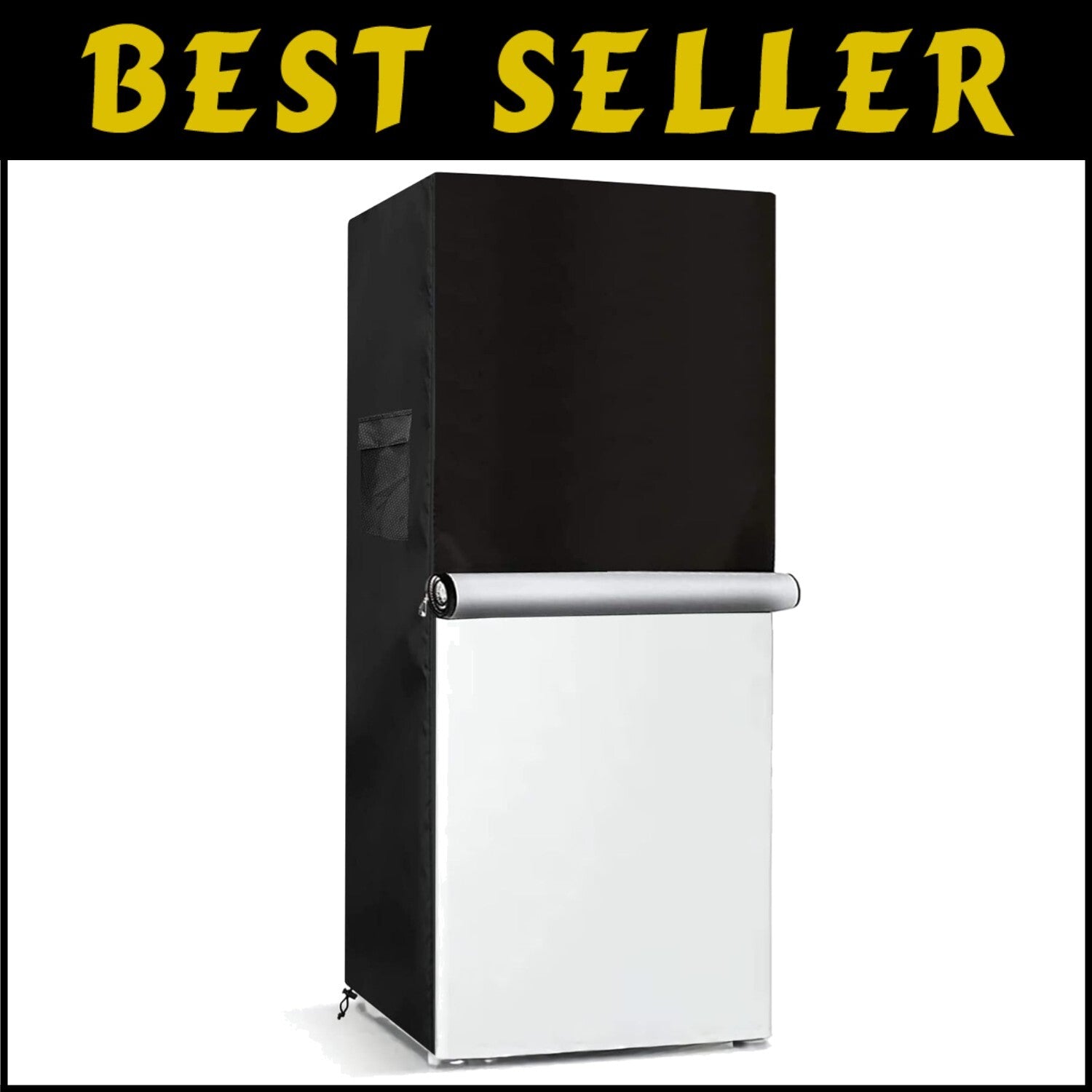 Durable Waterproof Upright Freezer Cover with Storage Pockets - 24"Wx29"Dx61"H