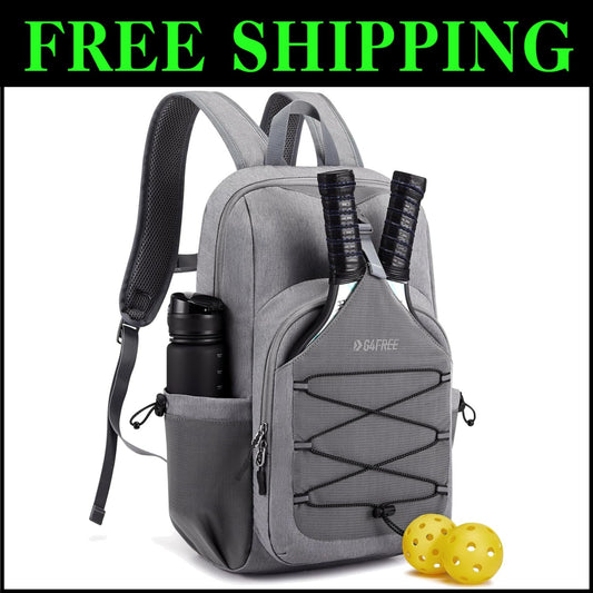Unisex Pickleball and Padel Bag with Adjustable Straps - Multi-Purpose Design