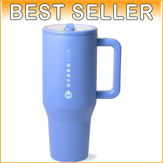 Durable 40 oz Water Bottle with Circular Flip Straw & Non-Slip Base for Travel