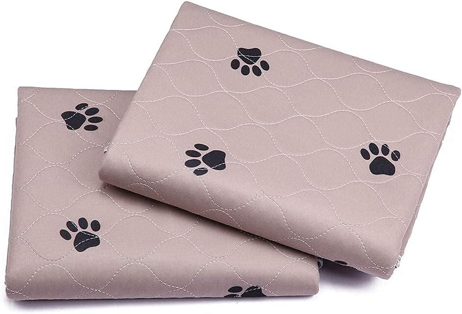 Large Waterproof 24x36 Inch Reusable Dog Pee Pads - 4-Pack Training Solution
