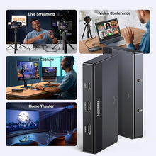 Load image into Gallery viewer, 4K Video Capture Card - 1080P 60FPS USB/Type-C HDMI for Gaming &amp; Streaming