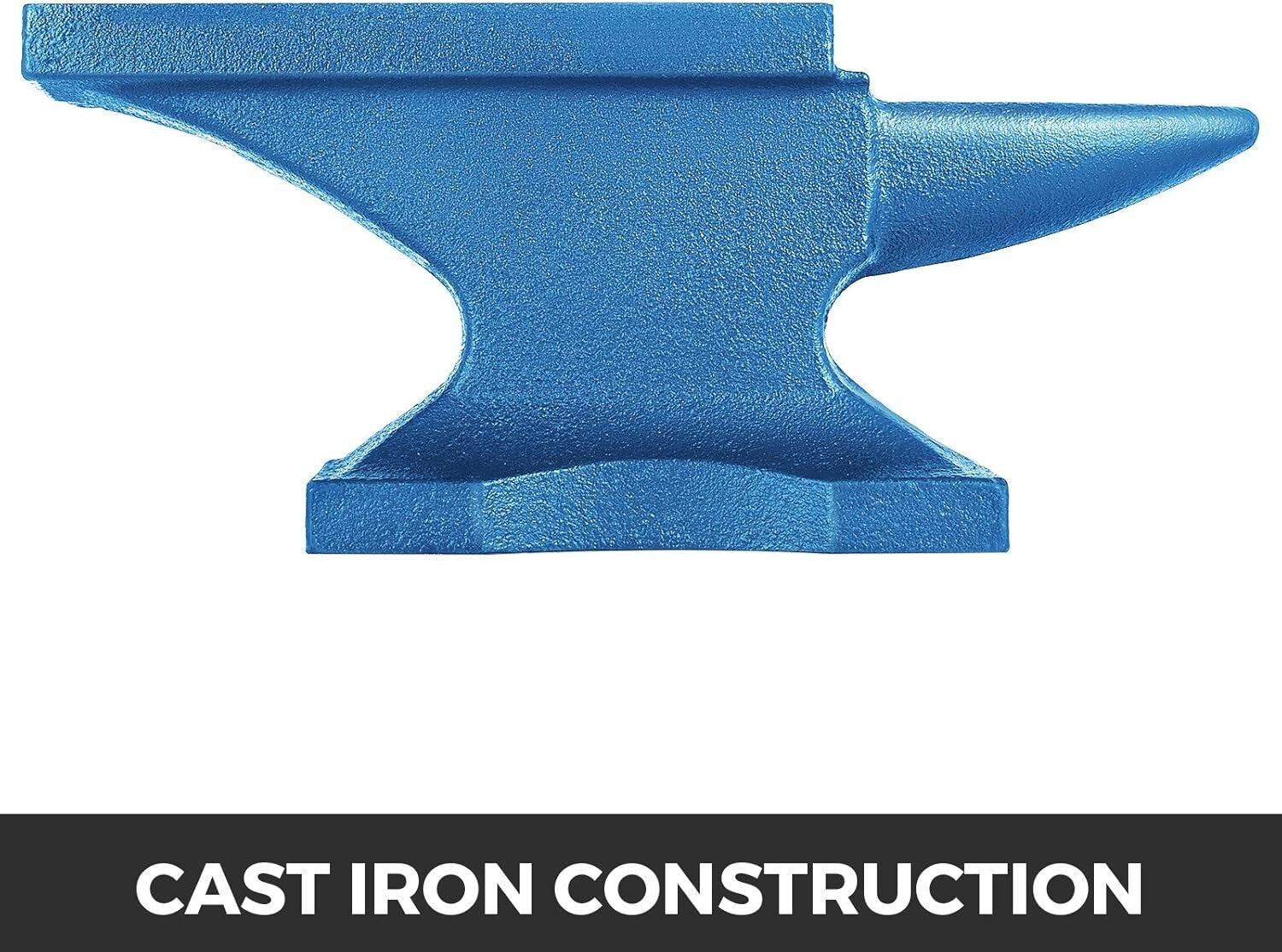 7 X 5 High-Strength Cast Iron Anvil with Rounded Horn for Versatile Metalworking
