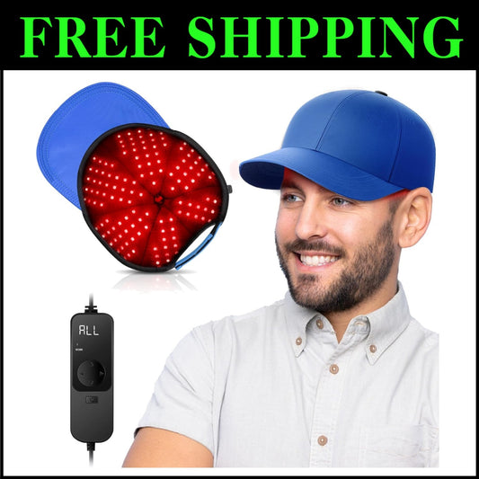 Efficient Red Light Therapy Lamp with 5 Brightness Settings & Timer Control