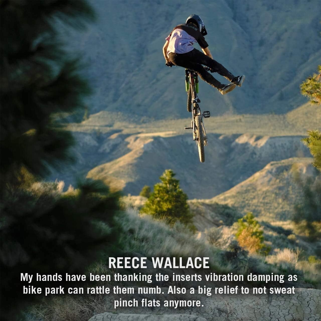 Lightweight Recyclable Tire Insert - No-Flat Foam Protection for Mountain Biking