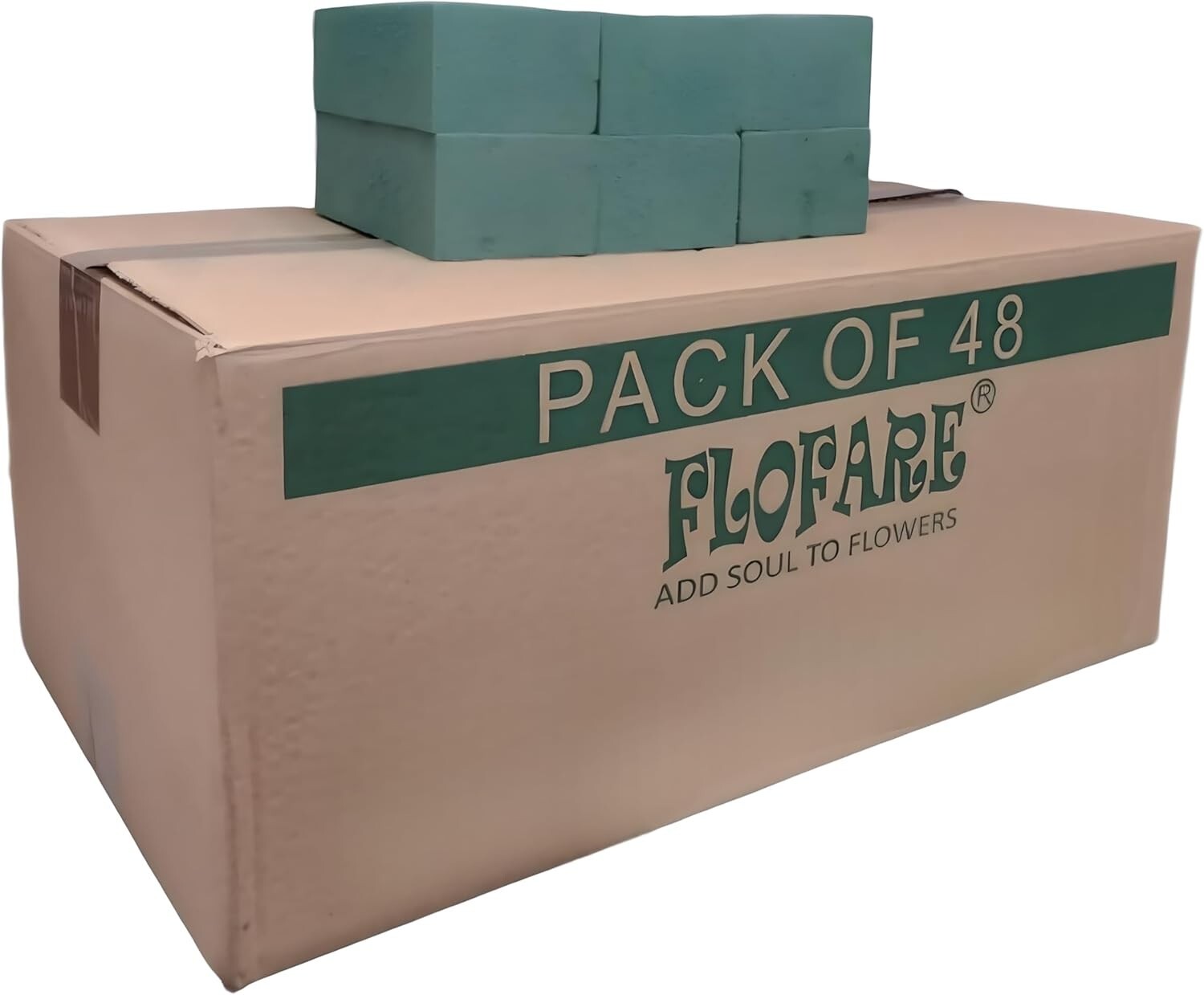 Versatile 48-Pack Floral Foam Blocks – Ideal for DIY Crafts and Centerpieces