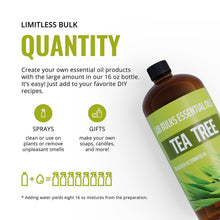 Load image into Gallery viewer, Versatile 32oz Tea Tree Essential Oil - Perfect for Wellness &amp; DIY Projects