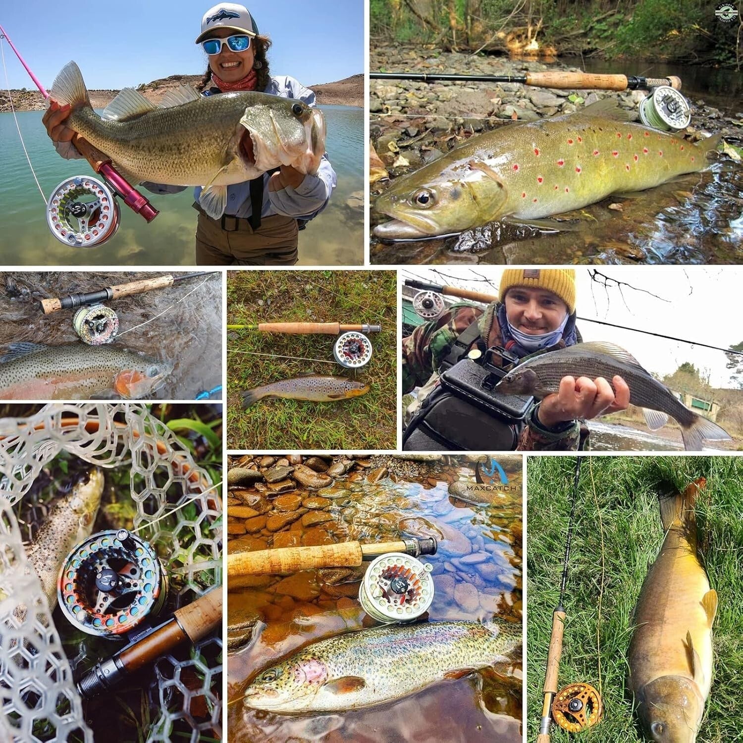 Durable Pre-Loaded Fly Fishing Reel with Large Arbor - Ideal for Any Angler