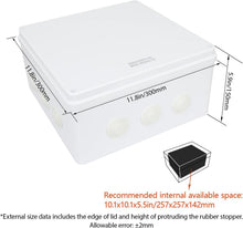 Load image into Gallery viewer, Electrical Junction Box with IP65 Rating - Compact 11.8" x 11.8" for Any Project