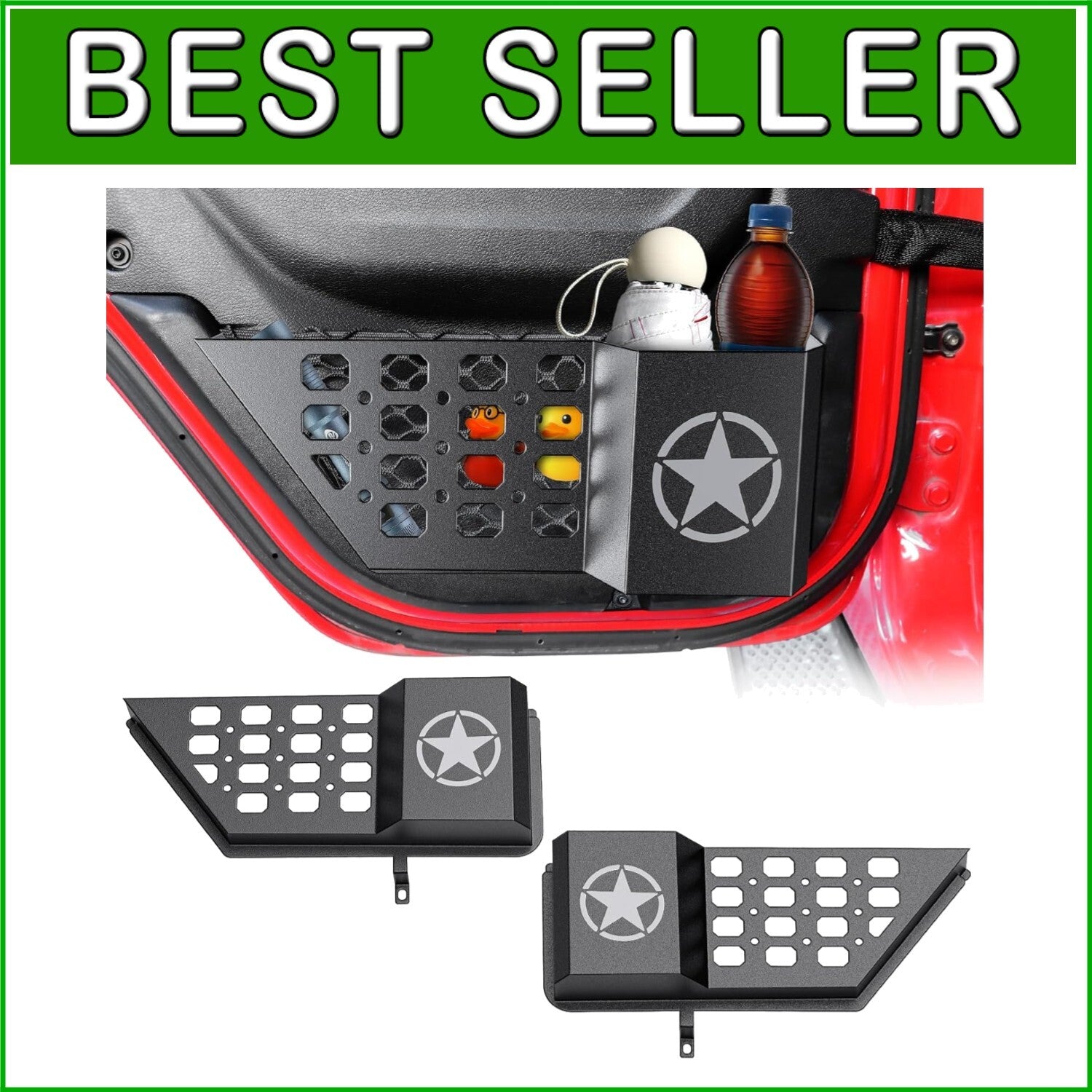 Durable Scratchproof Jeep Storage Panels for Wrangler JL & Gladiator - 2018-2025