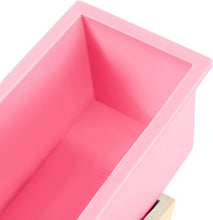 Load image into Gallery viewer, Reusable 42oz Pink Soap Molds Set with Wooden Lids - Ideal for Creative Crafts