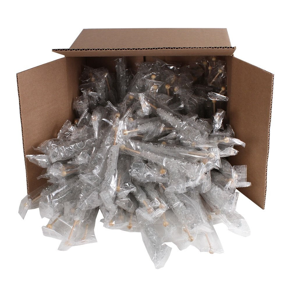 144 Count Original Flavor Rock Candy Sticks - Perfect for Showers & Receptions