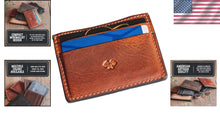 Load image into Gallery viewer, Premium Slim Leather Wallet for Men – Lightweight with Durable Stitching &amp; Style
