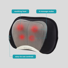 Load image into Gallery viewer, Portable Shiatsu Back and Neck Massager with Heat - Lightweight &amp; Versatile
