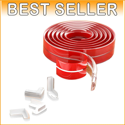 20ft Clear Silicone Corner and Edge Protectors - Safe, Stylish Baby Proofing