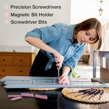 Load image into Gallery viewer, Stylish Medium Pink Tool Kit with 263 Essential Home Repair Tools - Perfect Gift
