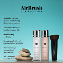 Load image into Gallery viewer, Lightweight Spray Foundation Set with Anti-Aging Elements &amp; Dual Brushes - Fair