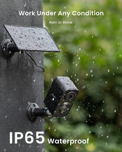 Load image into Gallery viewer, Smart Home 2-Pack Solar Security Cameras with Color Night Vision &amp; AI Alerts
