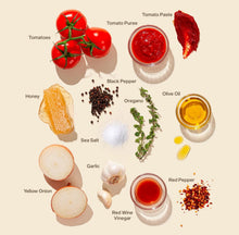Load image into Gallery viewer, Hot Honey Marinara Pasta Sauce 25 Oz Jar 4-Pack - Sweet &amp; Spicy Gourmet Delight