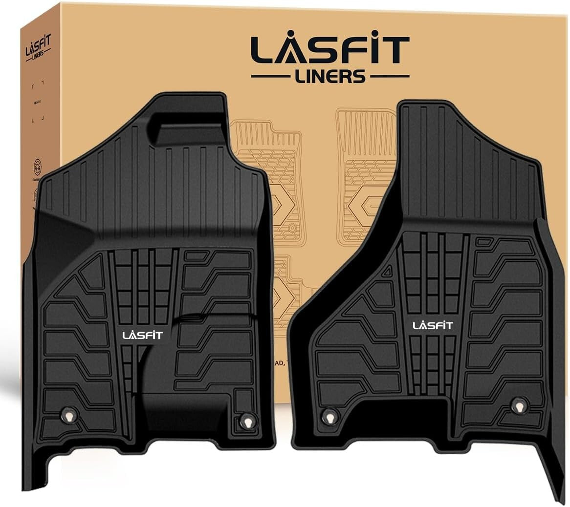 All Weather TPE Truck Floor Liners for Ram 1500 Classic Crew Cab 2019-2024