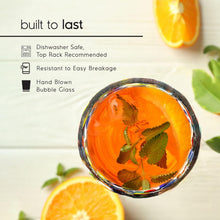 Load image into Gallery viewer, Unique 14 oz Multicolor Drinking Glasses - Eco-Friendly, Lead-Free &amp; Reusable
