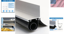 Load image into Gallery viewer, Adjustable Universal Garage Door Weatherproofing KIt - Rubber &amp; Aluminum Parts