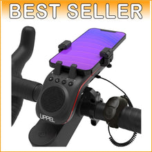 Load image into Gallery viewer, High-Quality Bluetooth Speaker Bike Mount with LED Light &amp; 5000mAh Battery