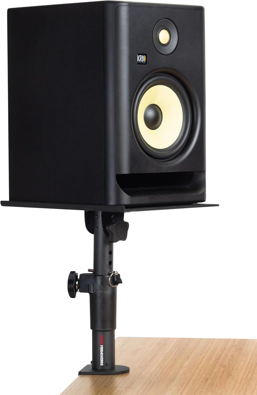 Adjustable Clamp-On Studio Monitor Stands - Elevate Your Audio Experience