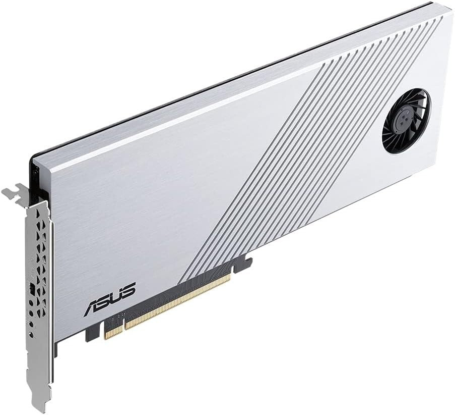 Fast PCIe 4.0 M.2 x16 Card - Supports 4x 256Gbps NVMe, Active Cooling Included