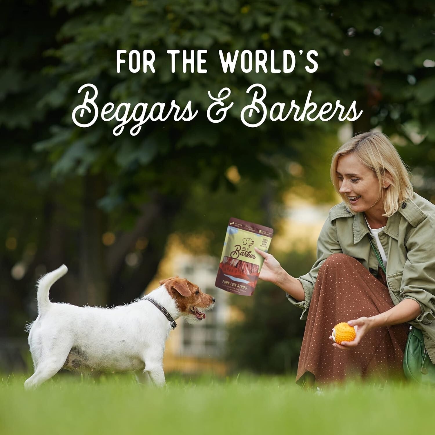 All-Natural Pork Jerky Dog Treats 10oz Pack of 2 - Diabetic-Friendly Snacks