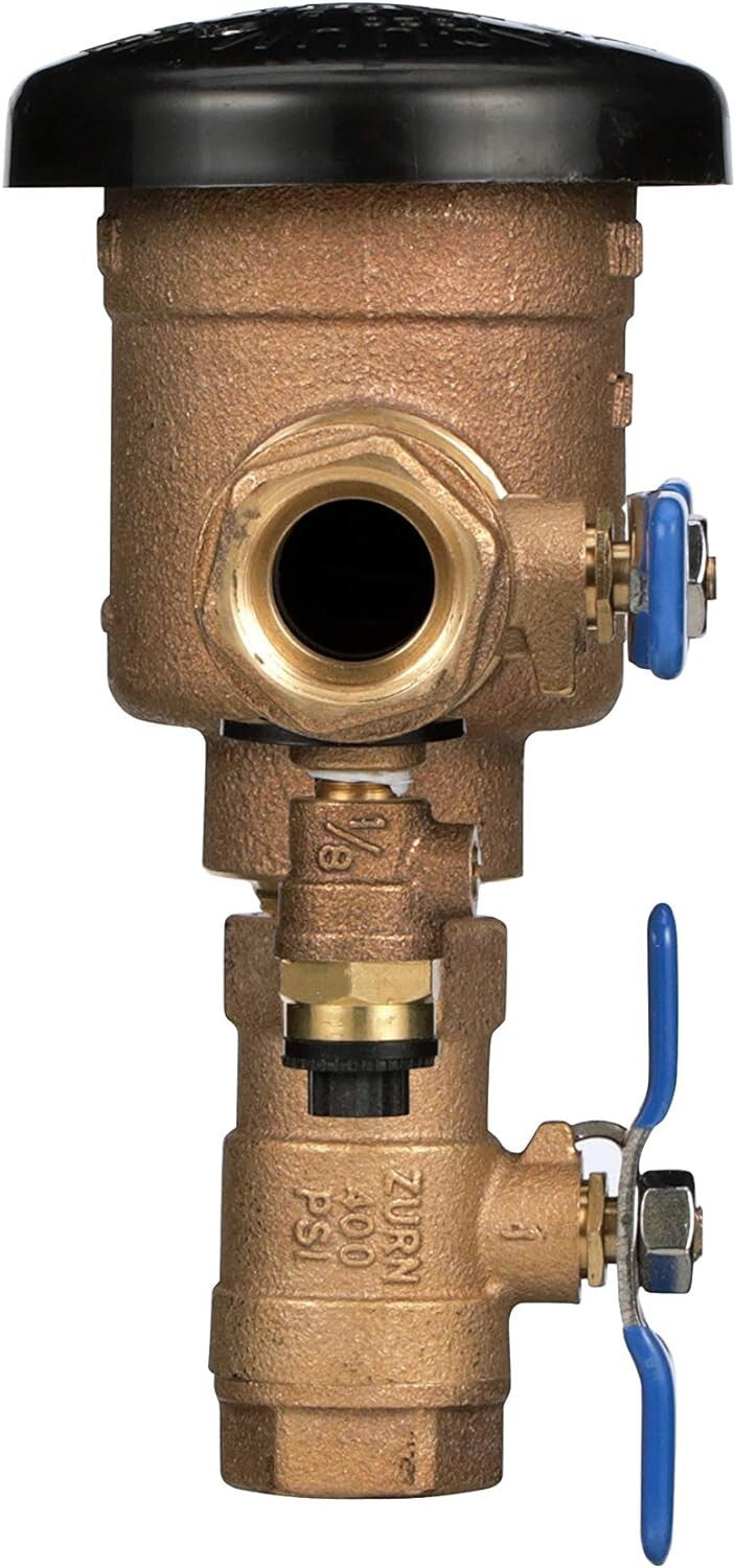 Secure 1" Bronze Pressure Vacuum Breaker Assembly for Reliable Irrigation Safety