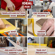 Load image into Gallery viewer, Easy Peeling Residue-Free Double-Sided Tape, 2.5" x 90' - 6 Pack for Woodworking