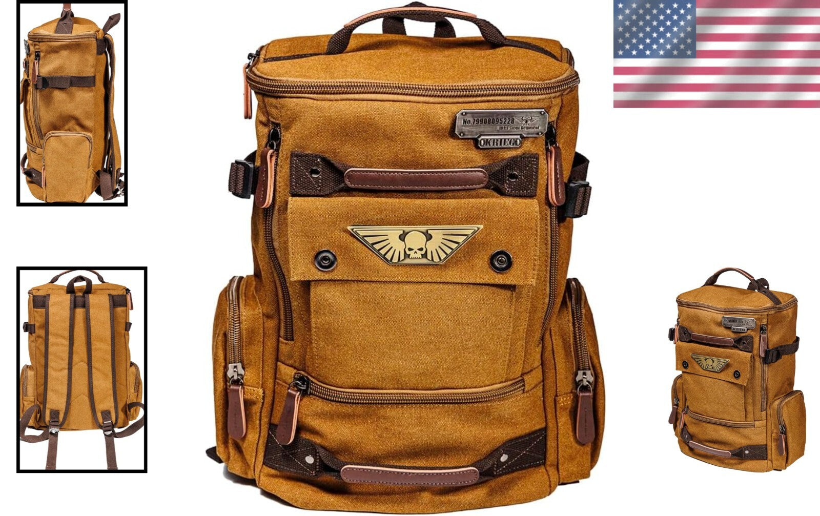 Astra Militarum Death Korps Warhammer 40K Backpack - Durable & Spacious