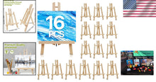 Load image into Gallery viewer, Versatile 16 Pack Tabletop Easels - Portable Art Stand for Kids &amp; Beginners