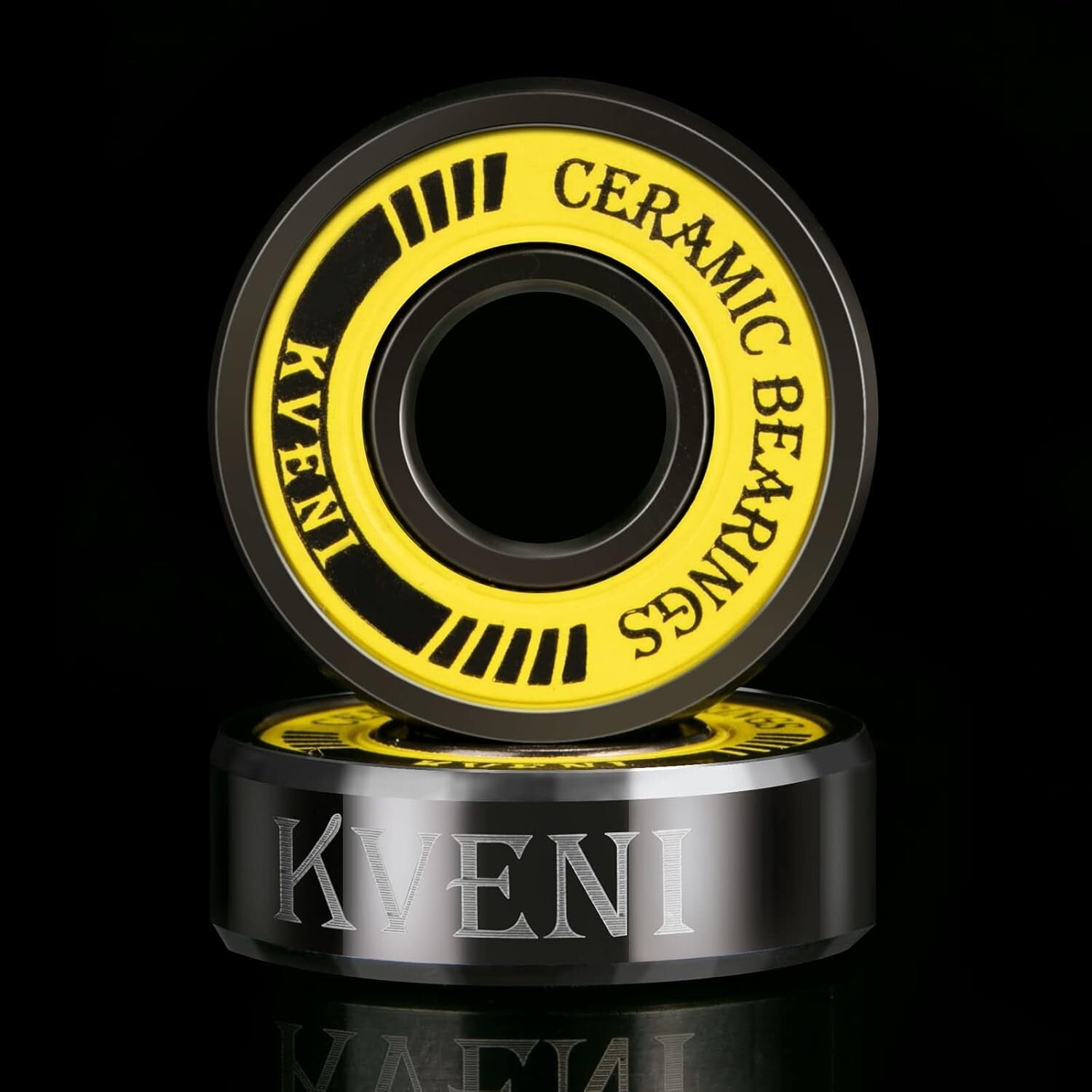 Durable 608rs Skateboard Bearings with Washers - Precision ABEC 9 Performance